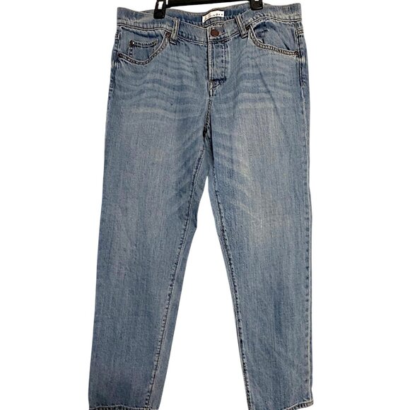 LOFT Straight Leg Jeans Size 8 | Light Wash Mid Rise Classic Denim Pants - Picture 3 of 5